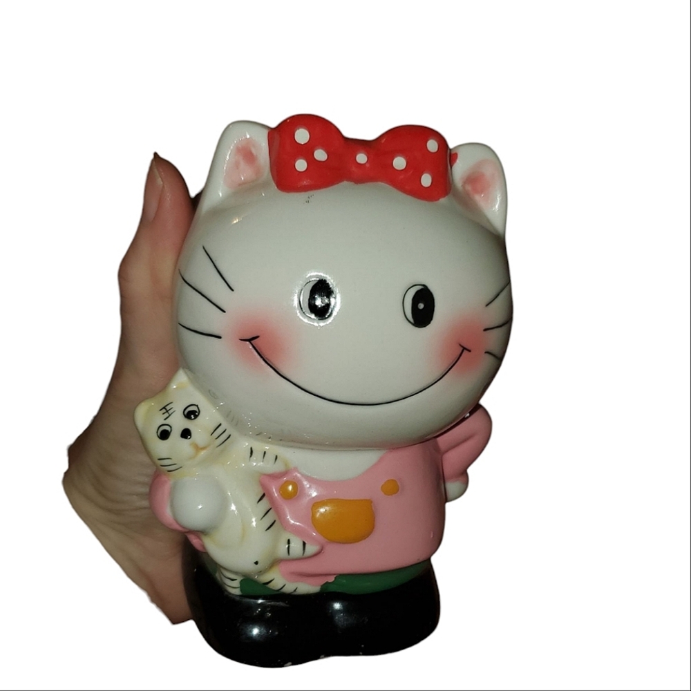 Vintage Ceramic Cat Bank